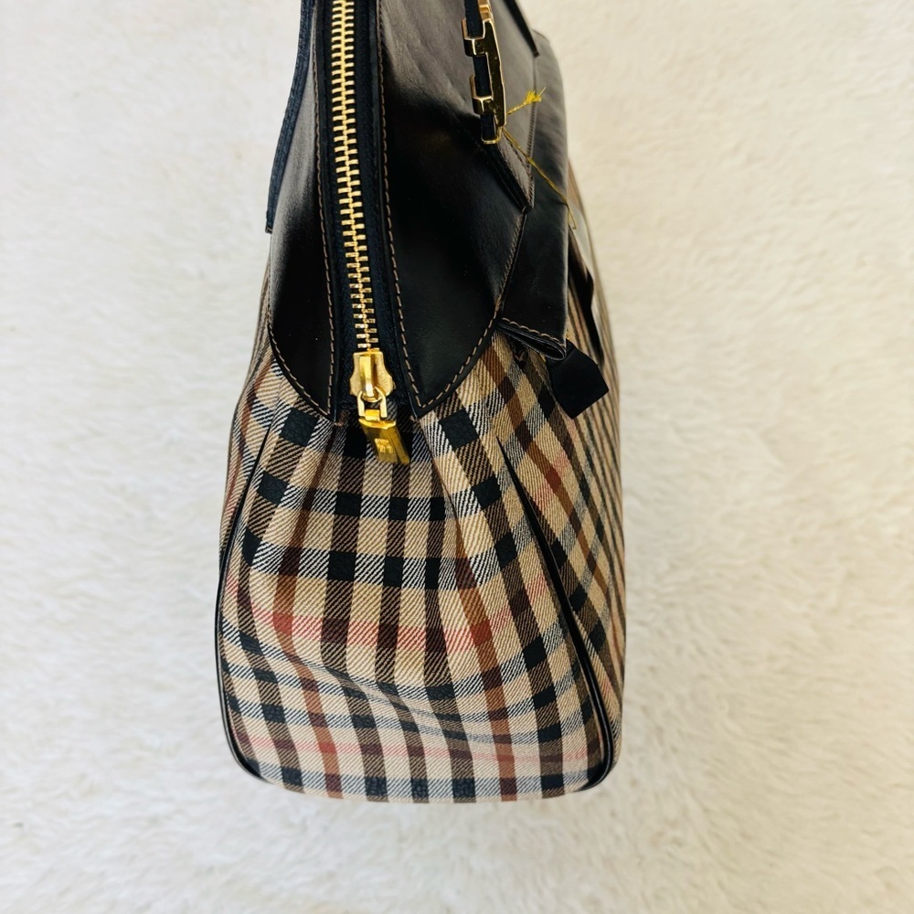 Daks Black and Multcolor Checkered Women's Bag 14” X 10” X 4” - Picture 12 of 16